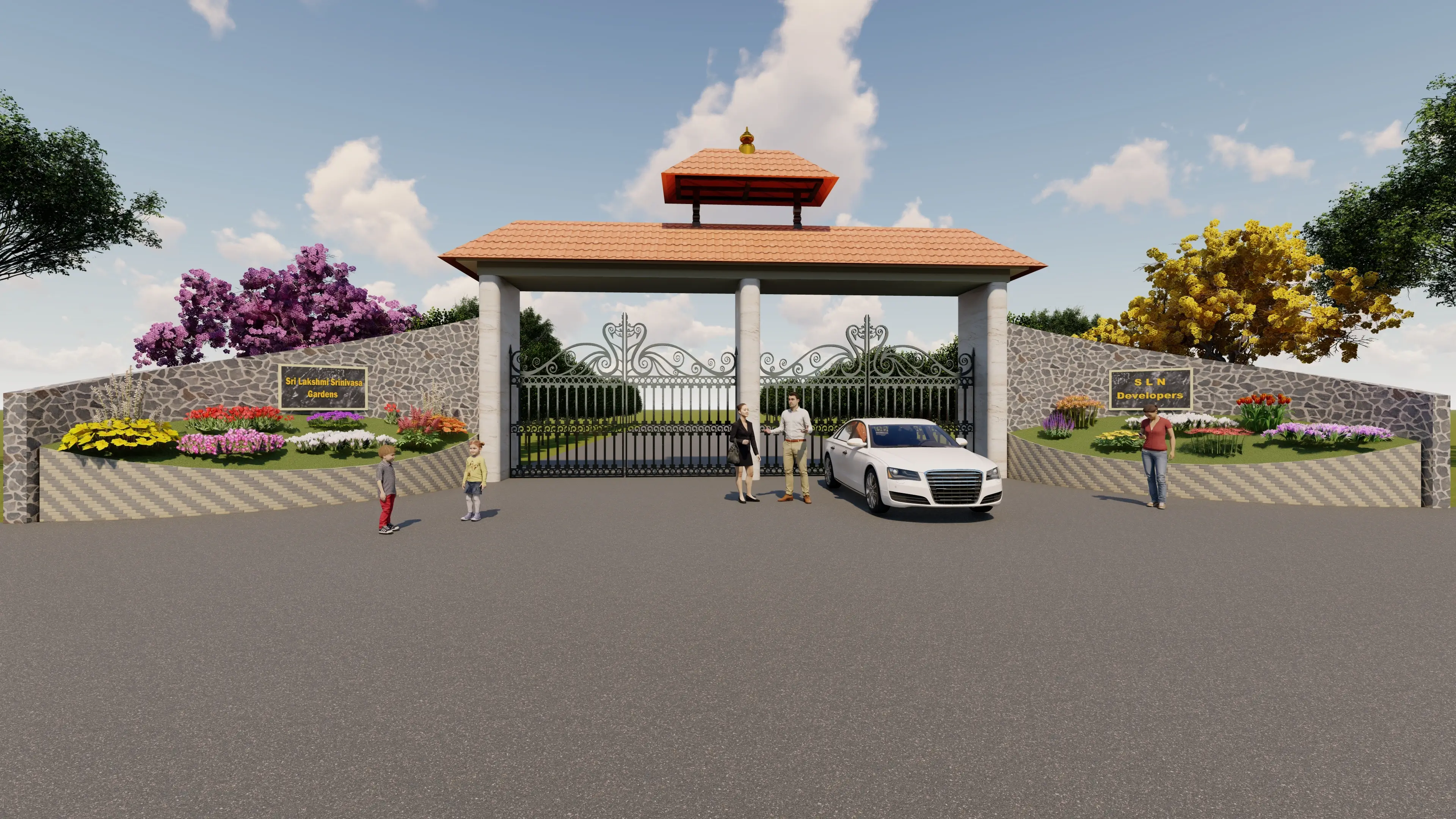 Modern Entrance Arch